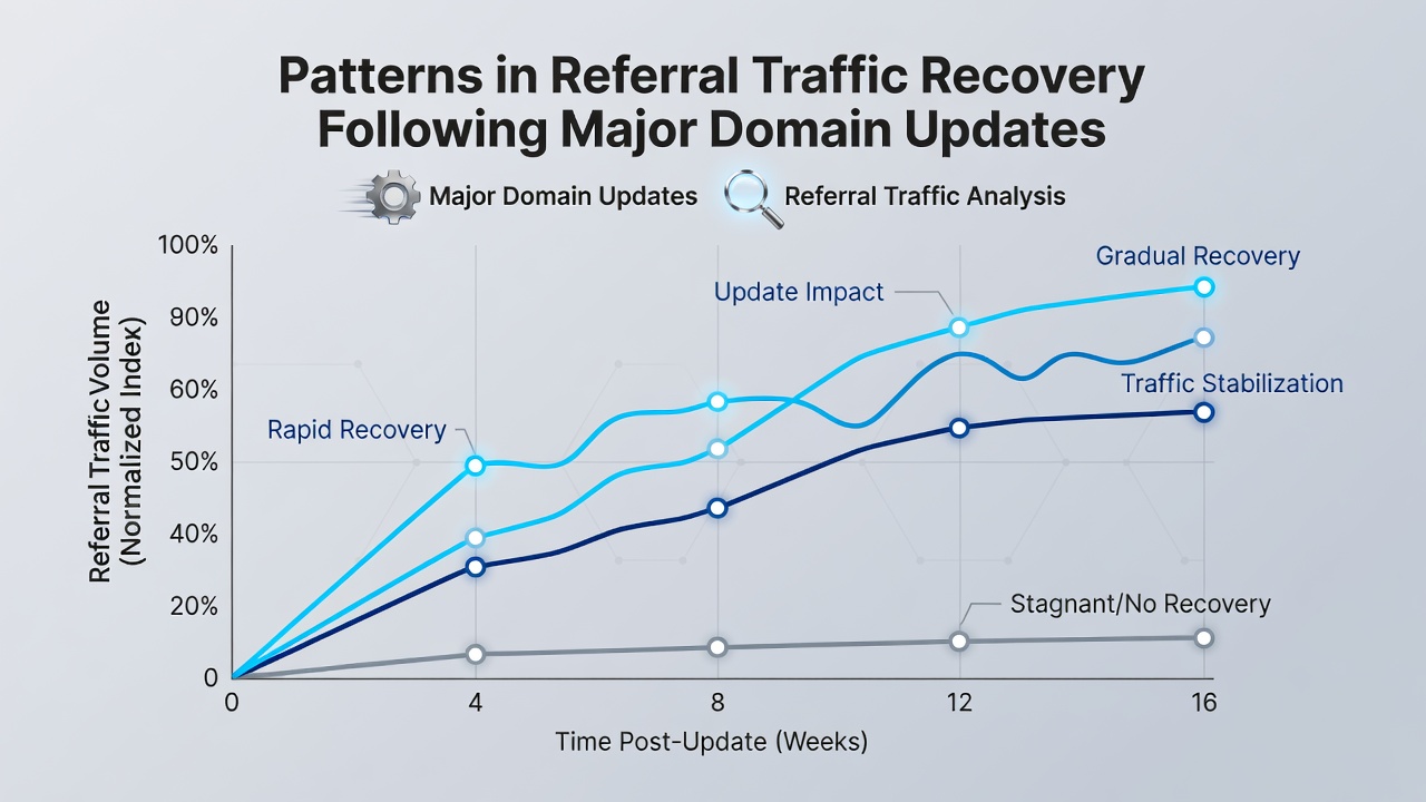 Patterns in Referral Traffic Recovery Following Major Domain Updates